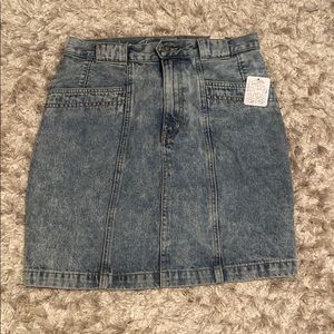 Free people - High waisted jean skirt